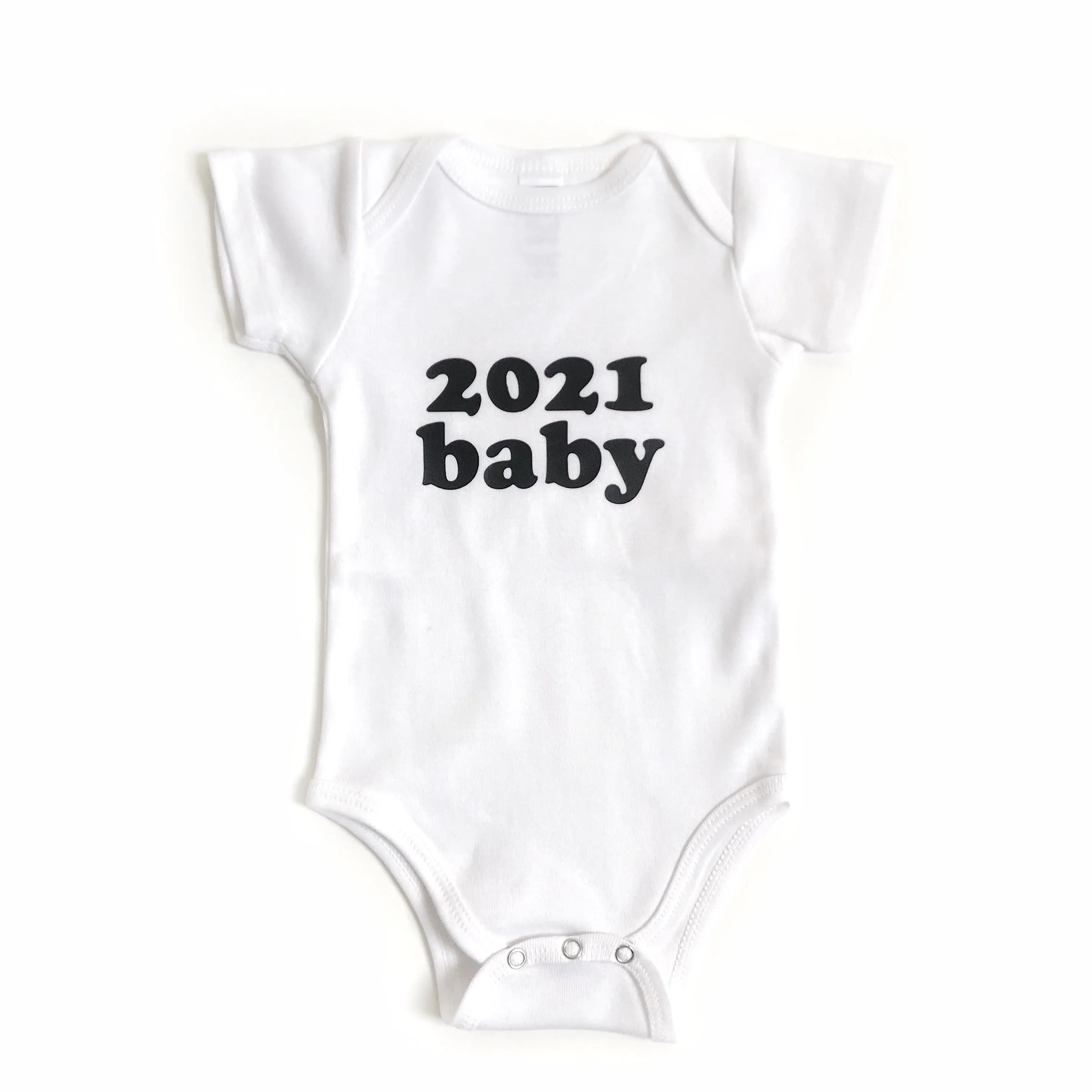 2021 baby (bold font) announcement - BODYSUIT