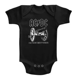 AC/DC About To Rock Baby Bodysuit