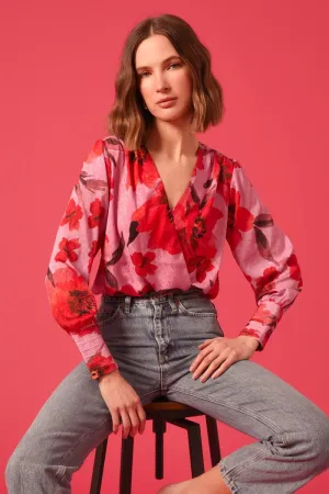 Adelyn Rae Sandi Printed Bodysuit