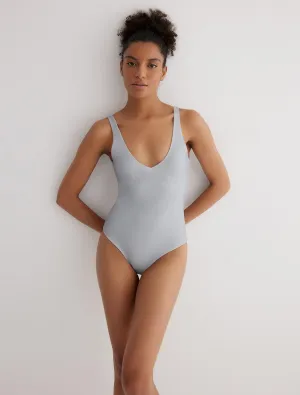 Agneta Grey/White Reversible Bodysuit