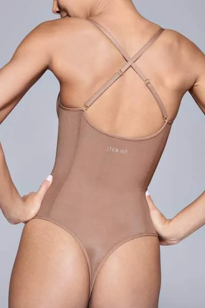 All Mesh Shape Thong Bodysuit