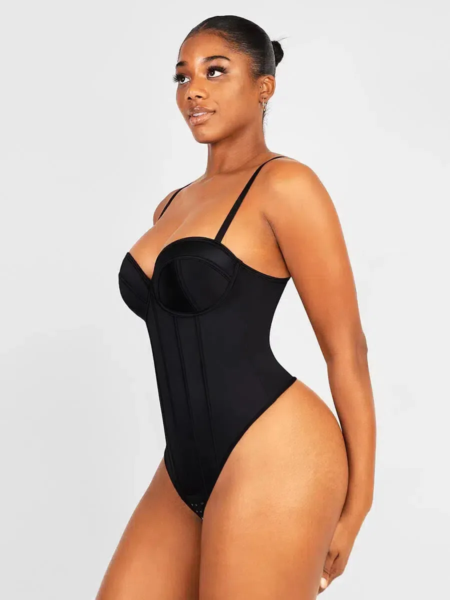 Amandine – Built-in bra – Retro-style seamless bodysuit
