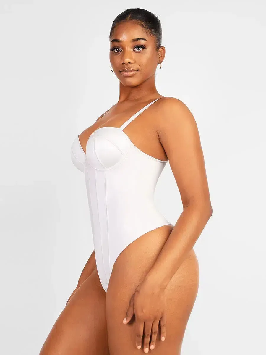 Amandine – Built-in bra – Retro-style seamless bodysuit