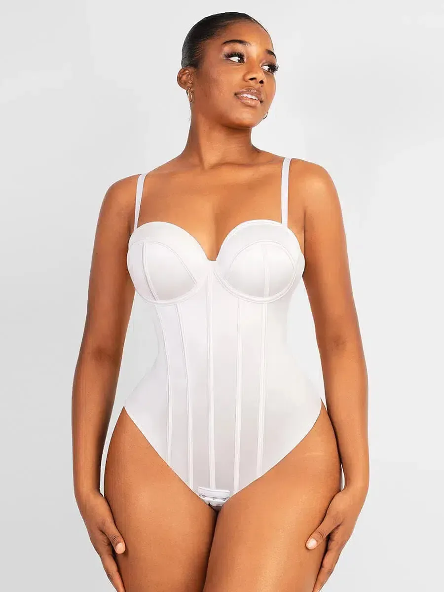Amandine – Built-in bra – Retro-style seamless bodysuit