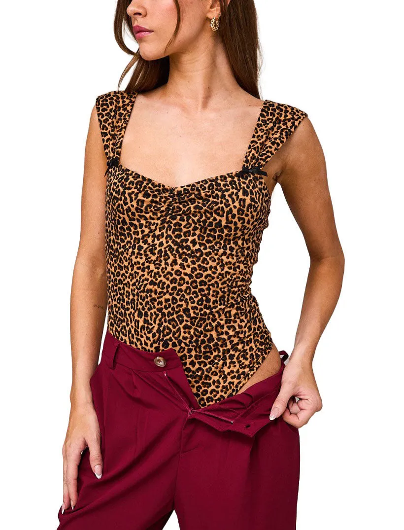 Amara Leopard Bodysuit