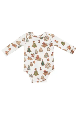 Angel Dear Gingerbread Sleigh Ride Long-sleeved Bodysuit