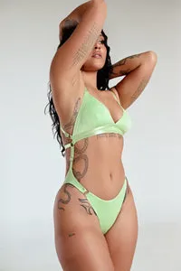 Aphrodite Sparkle Bodysuit - Tinkerbell Green