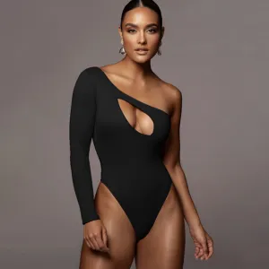 Asymmetrical Keyhole Bodysuit