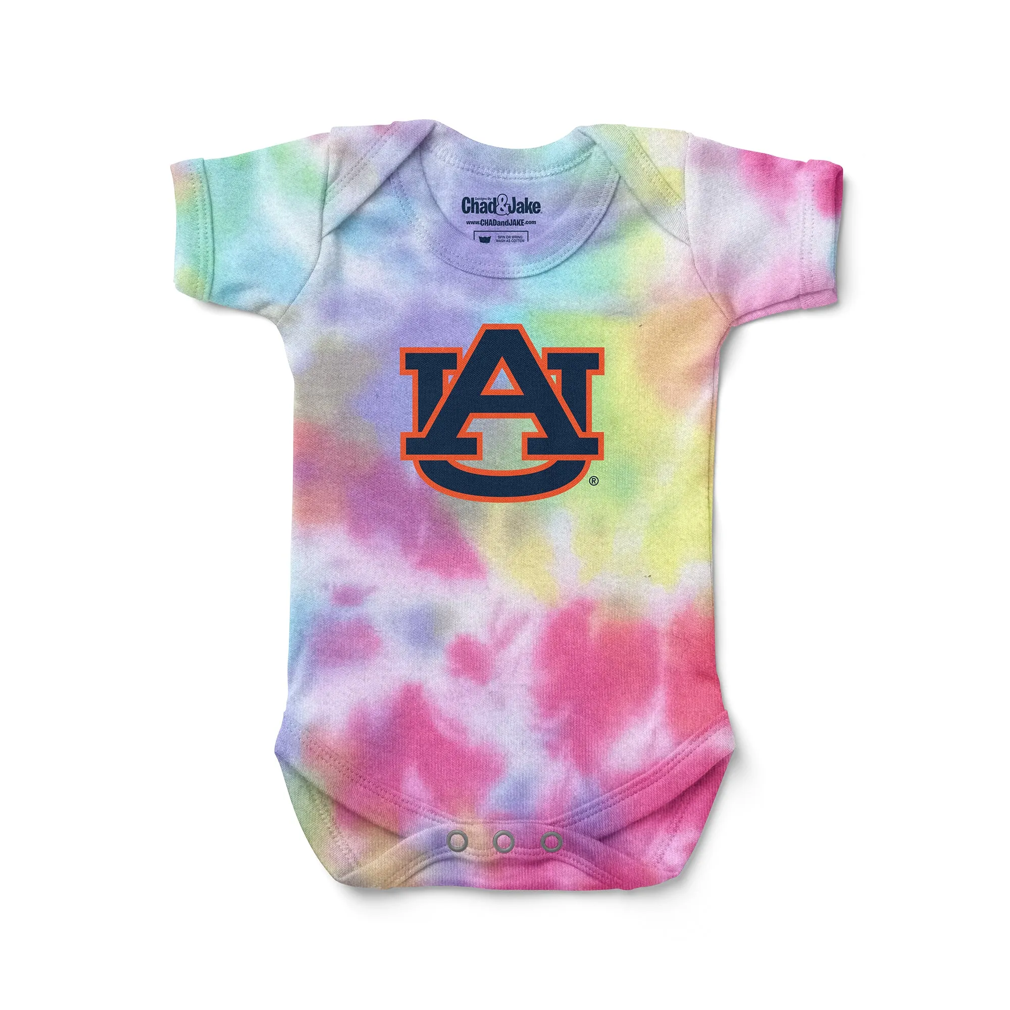 Auburn Tigers Tie Dye Bodysuit
