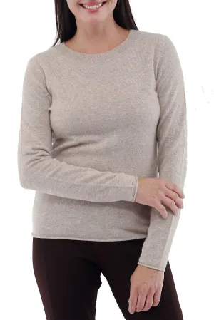 Baby Cashmere Long Sleeve Crew Neck