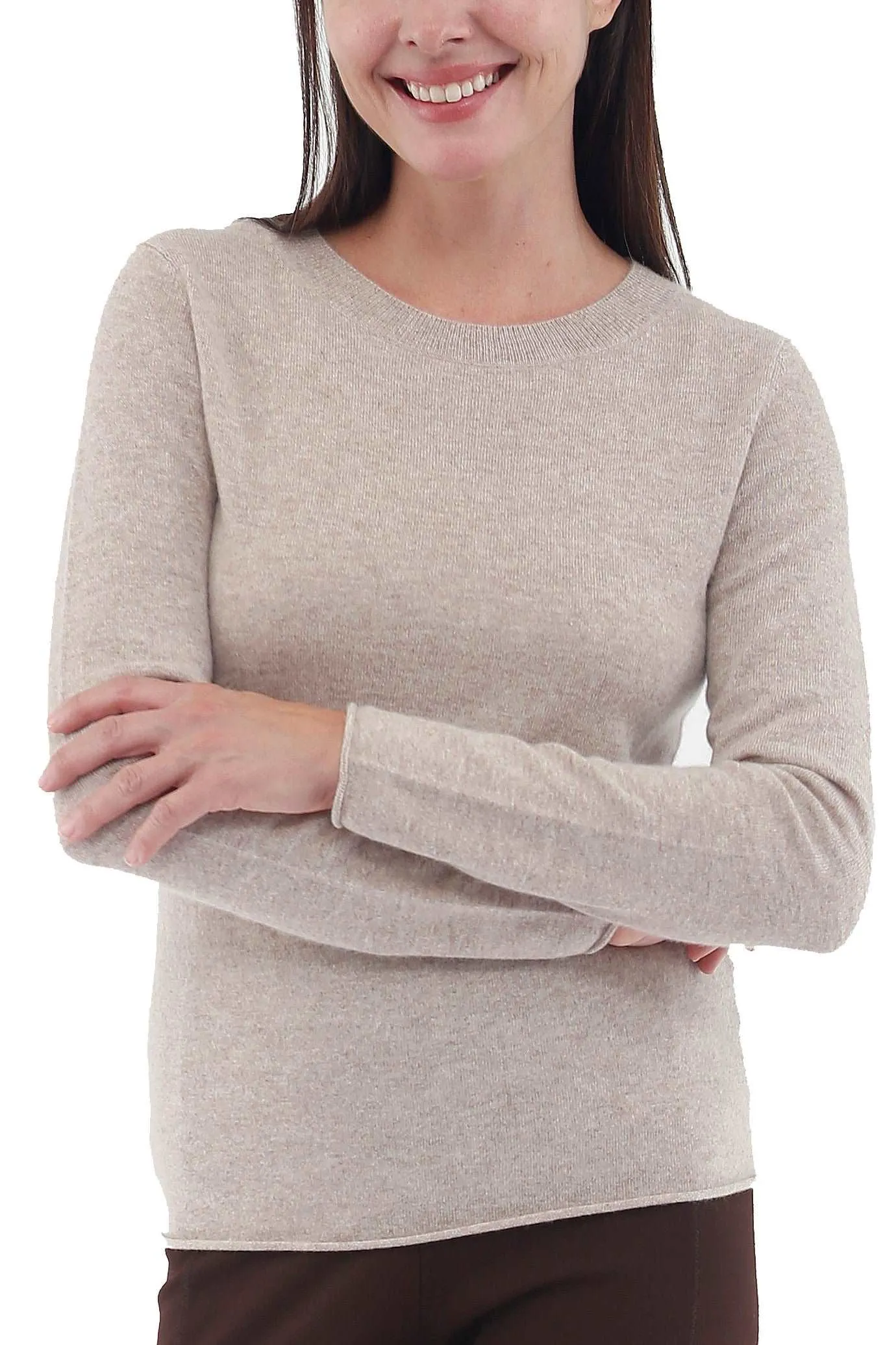 Baby Cashmere Long Sleeve Crew Neck