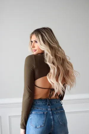 Baby Got Backless Turtle NeckBodysuit
