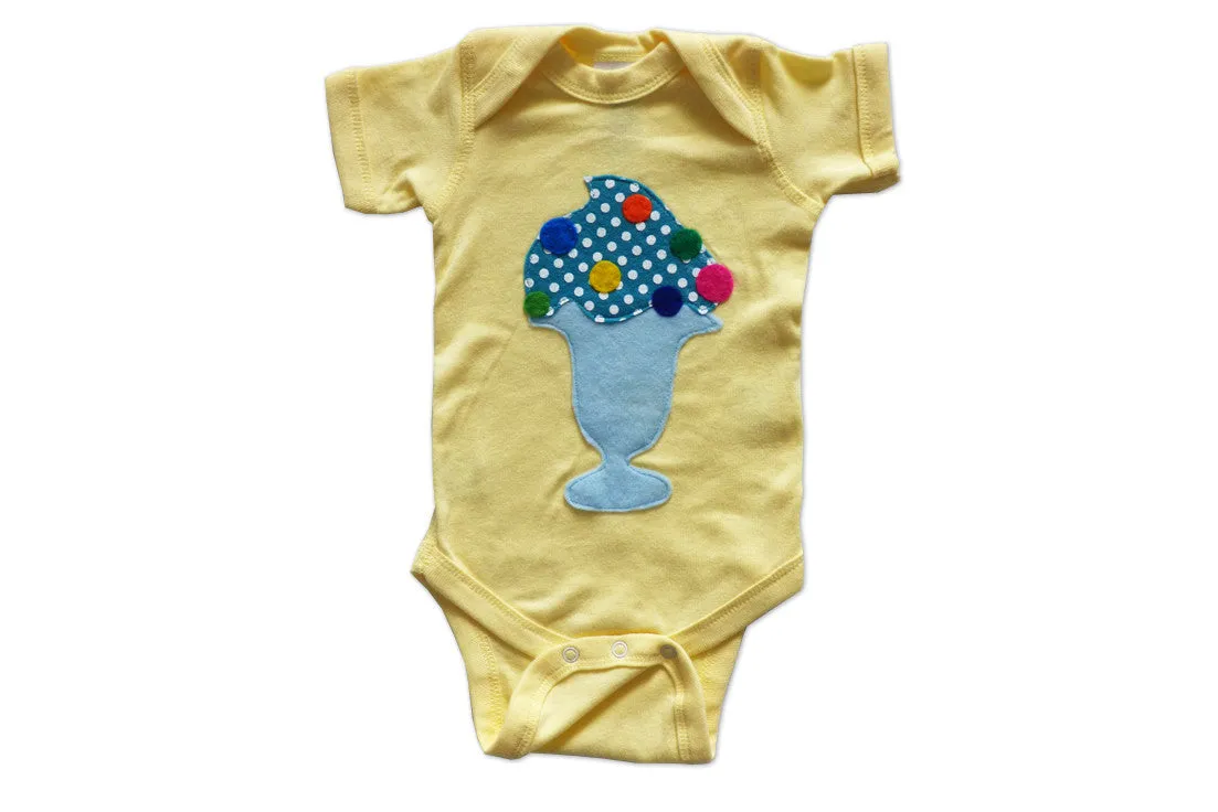 Baby Onesie - Yummy Ice Cream Sundae