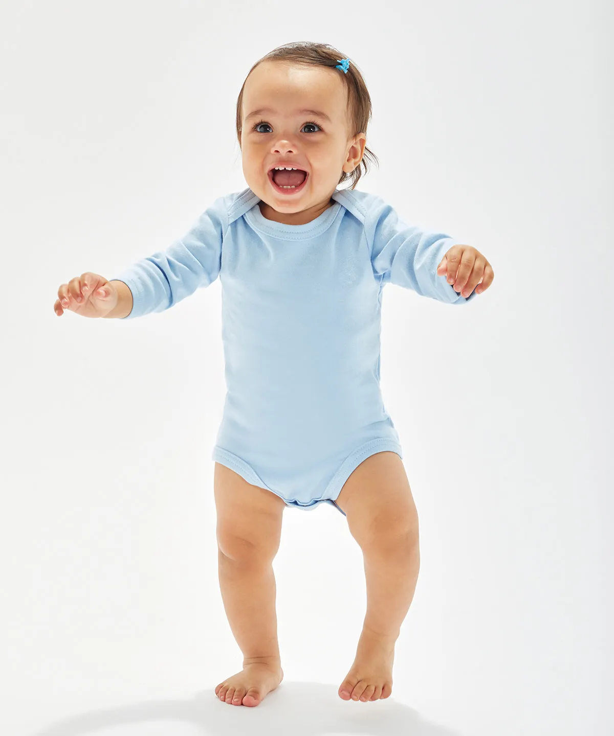 Baby organic long sleeve bodysuit | Organic Fuchsia