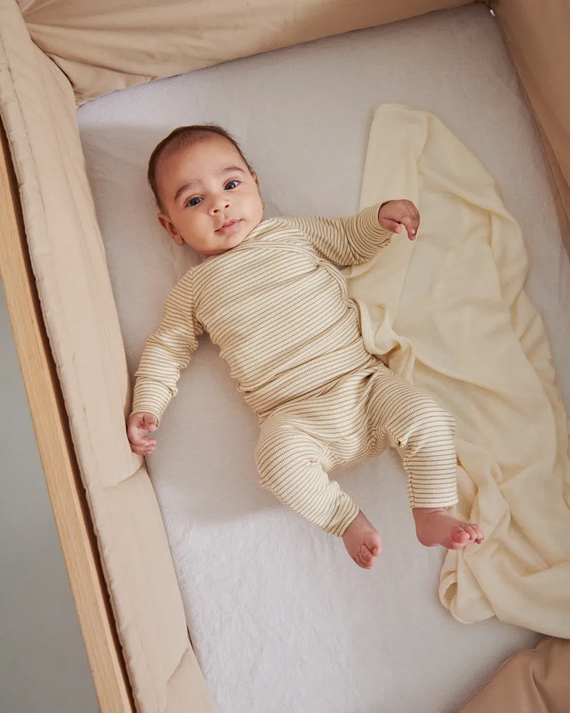 Belito, Bodysuit - Sandstone Stripe
