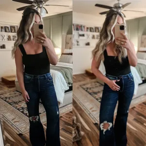 “Belton” Black Bodysuit