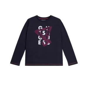 Big Boys Cotton Jersey Screen Print Logo T-shirt