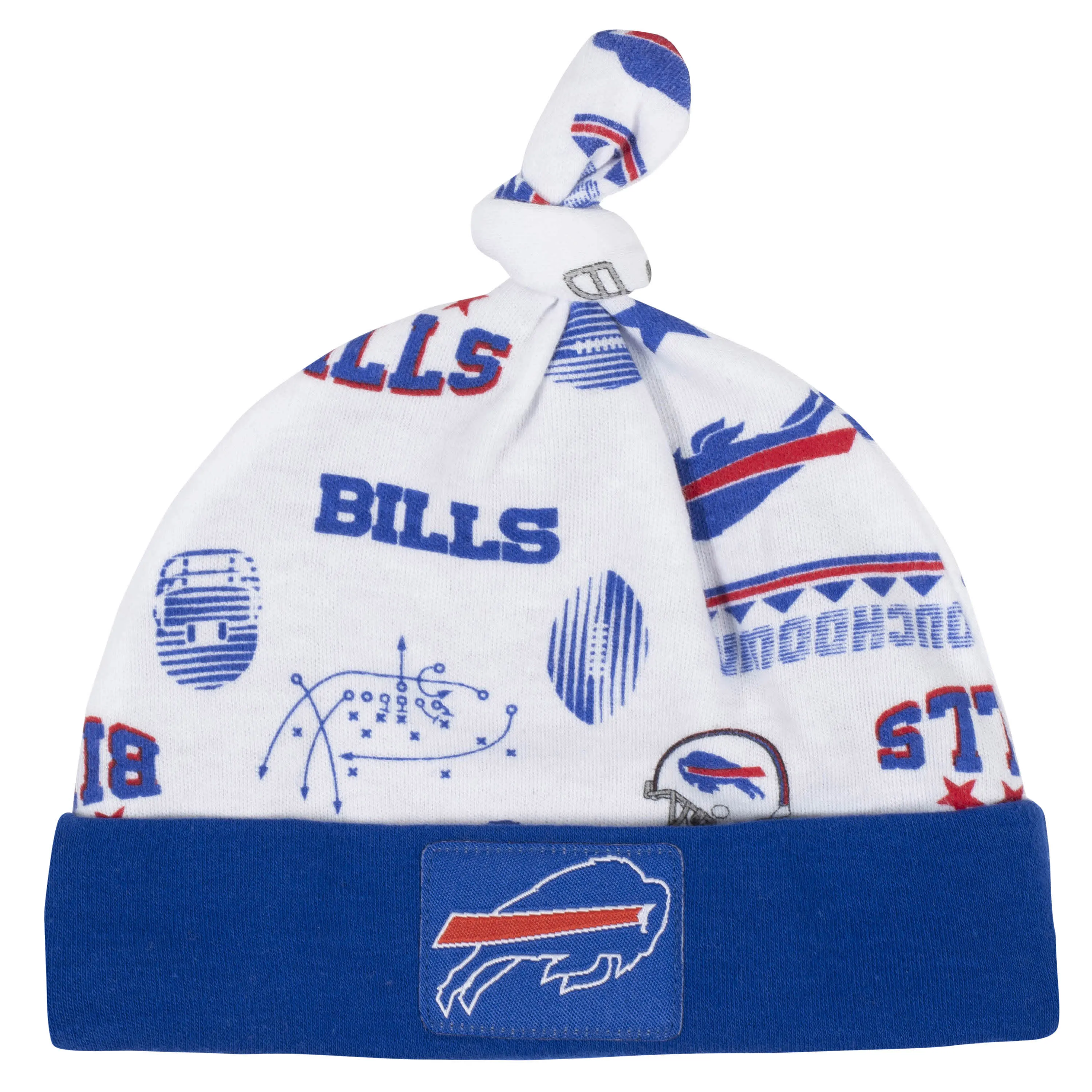 Bills Baby Boys 3-Piece Bodysuit, Sleep 'N Play, and Cap Set