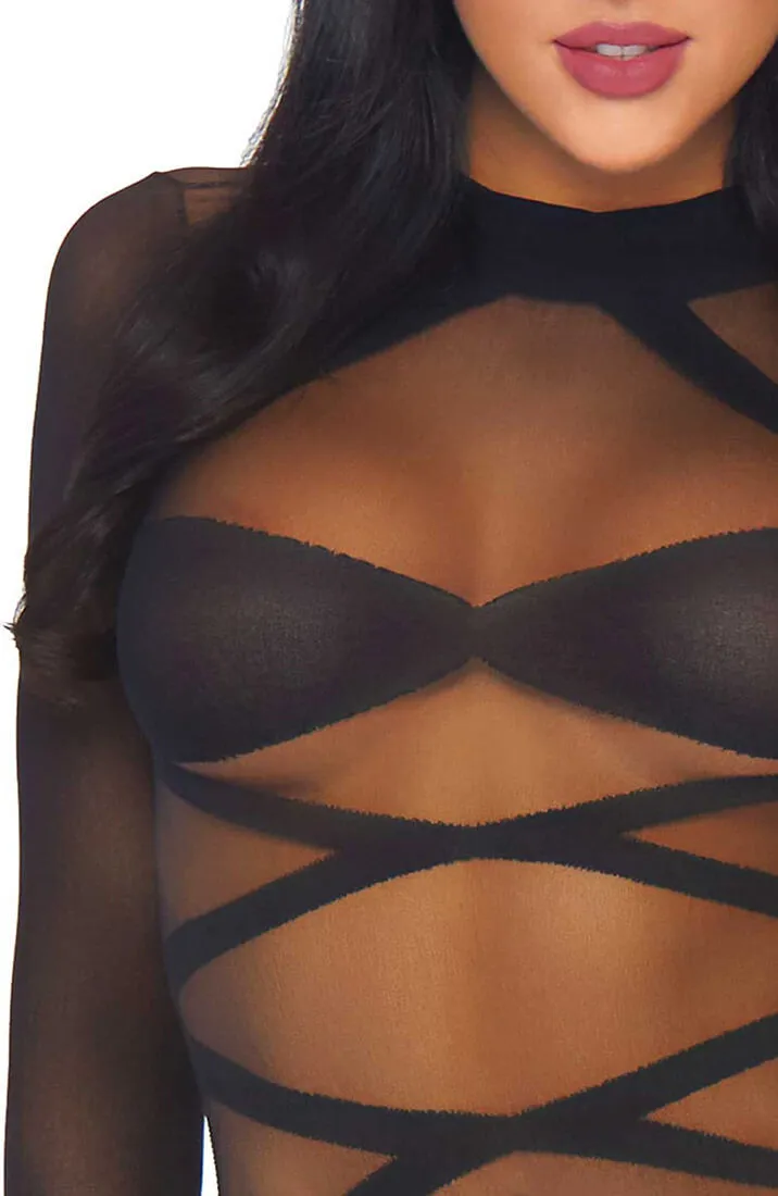 Black bodysuit & thigh highs - Shape Me