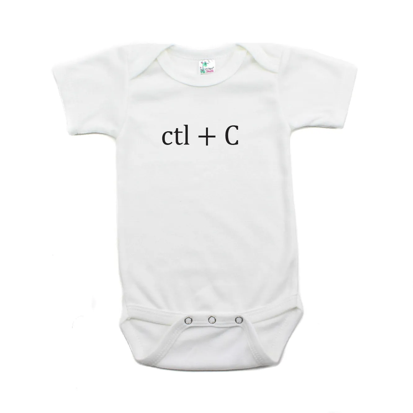 Black Copy (Ctl   C) / Paste (Ctl   V) Twin Set Short Sleeve Baby Infant Bodysuits