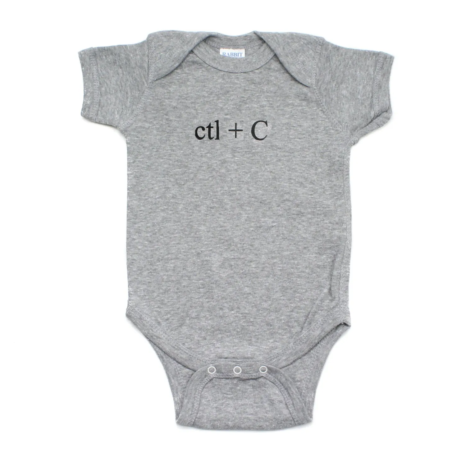 Black Copy (Ctl   C) / Paste (Ctl   V) Twin Set Short Sleeve Baby Infant Bodysuits