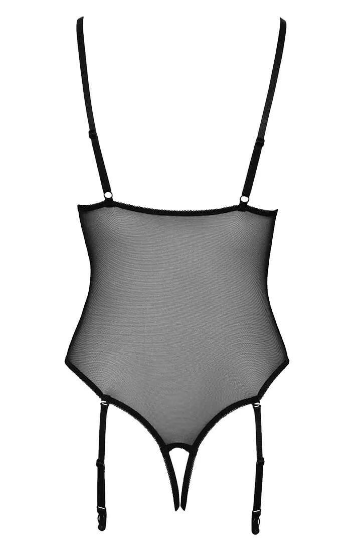 Black crotchless bodysuit - Bedroom Boo
