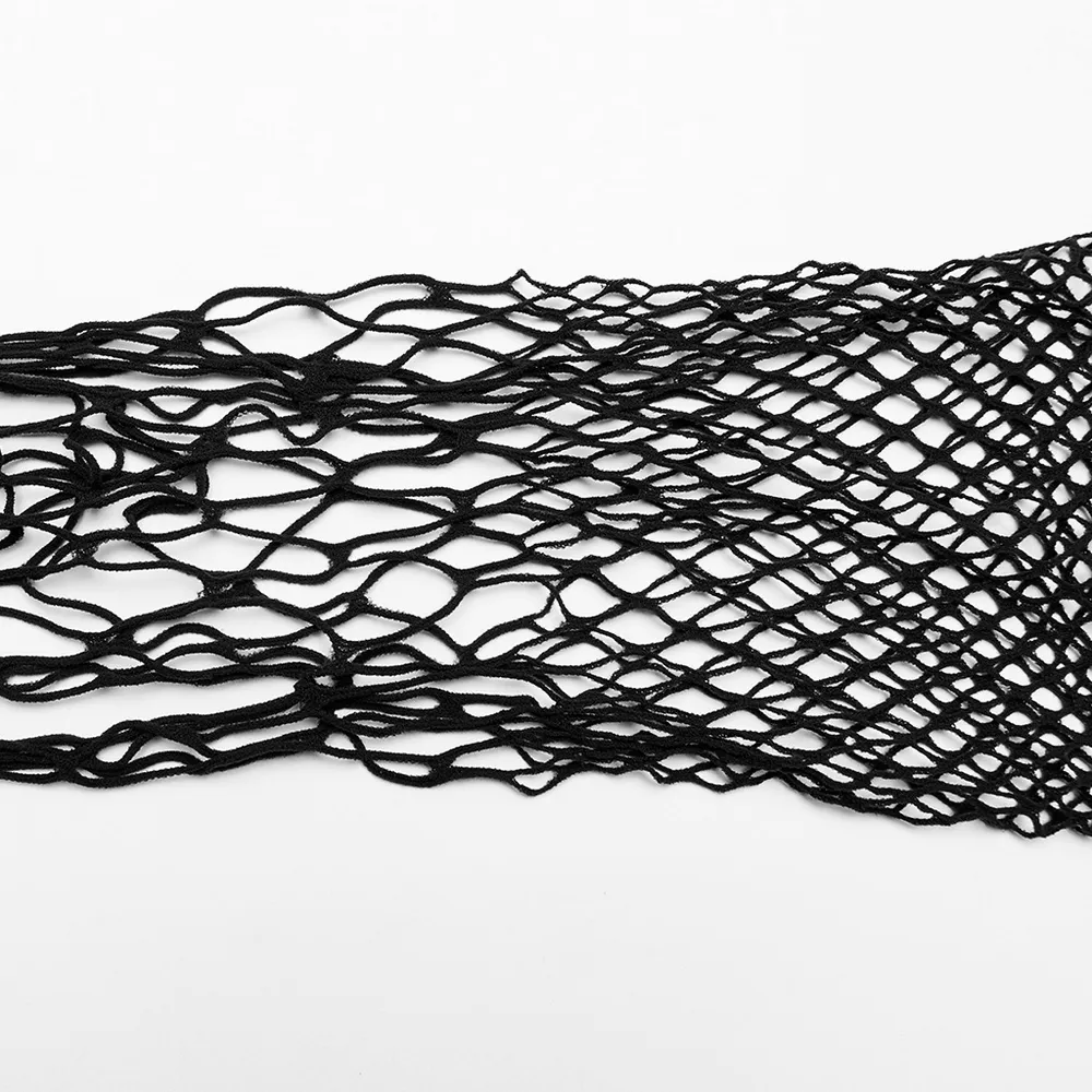 Black Diamond Mesh Bodysuit - Edgy and Stylish