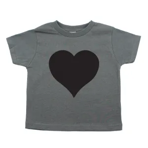 Black Heart Holiday | Cute Baby- Girls Toddler Short Sleeve T-Shirt