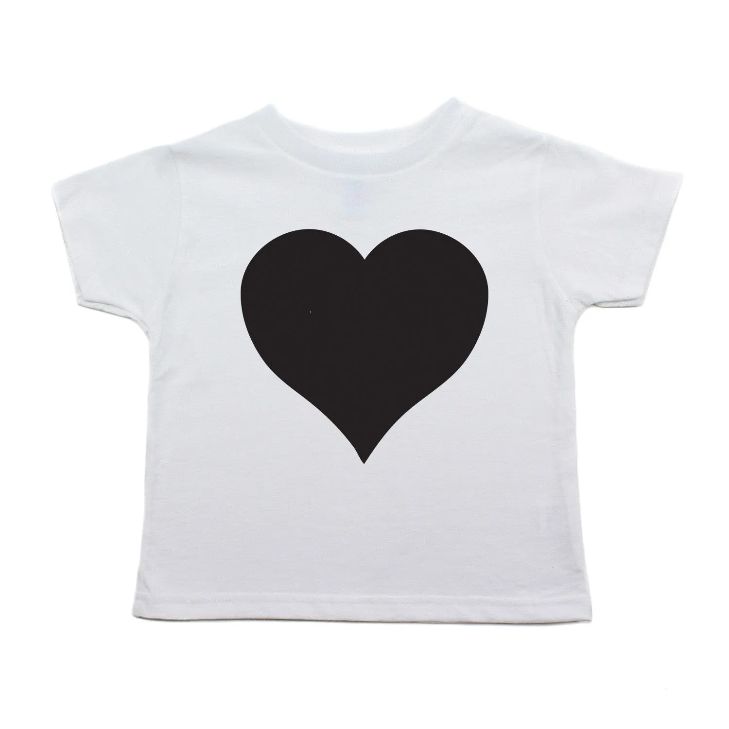 Black Heart Holiday | Cute Baby- Girls Toddler Short Sleeve T-Shirt