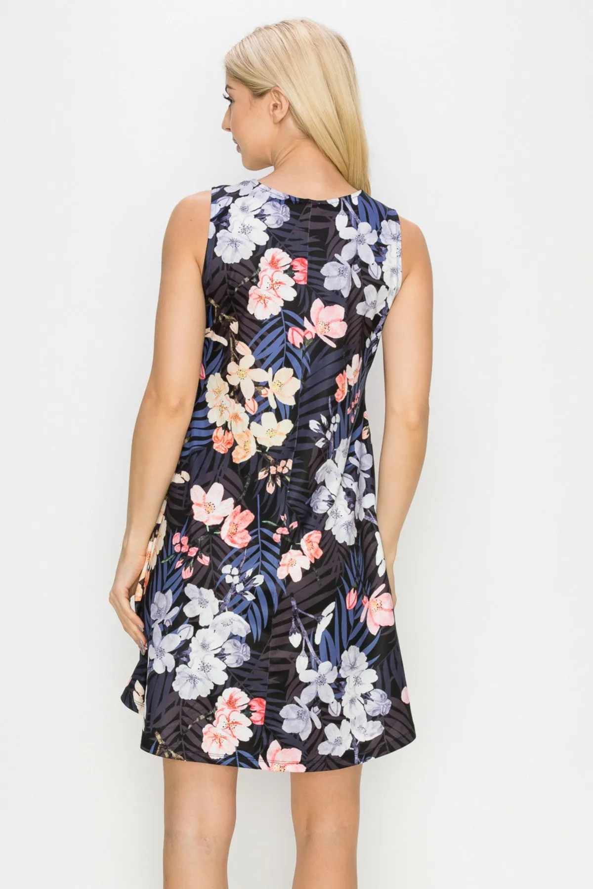 Blooming Garden Printed A-line Dress