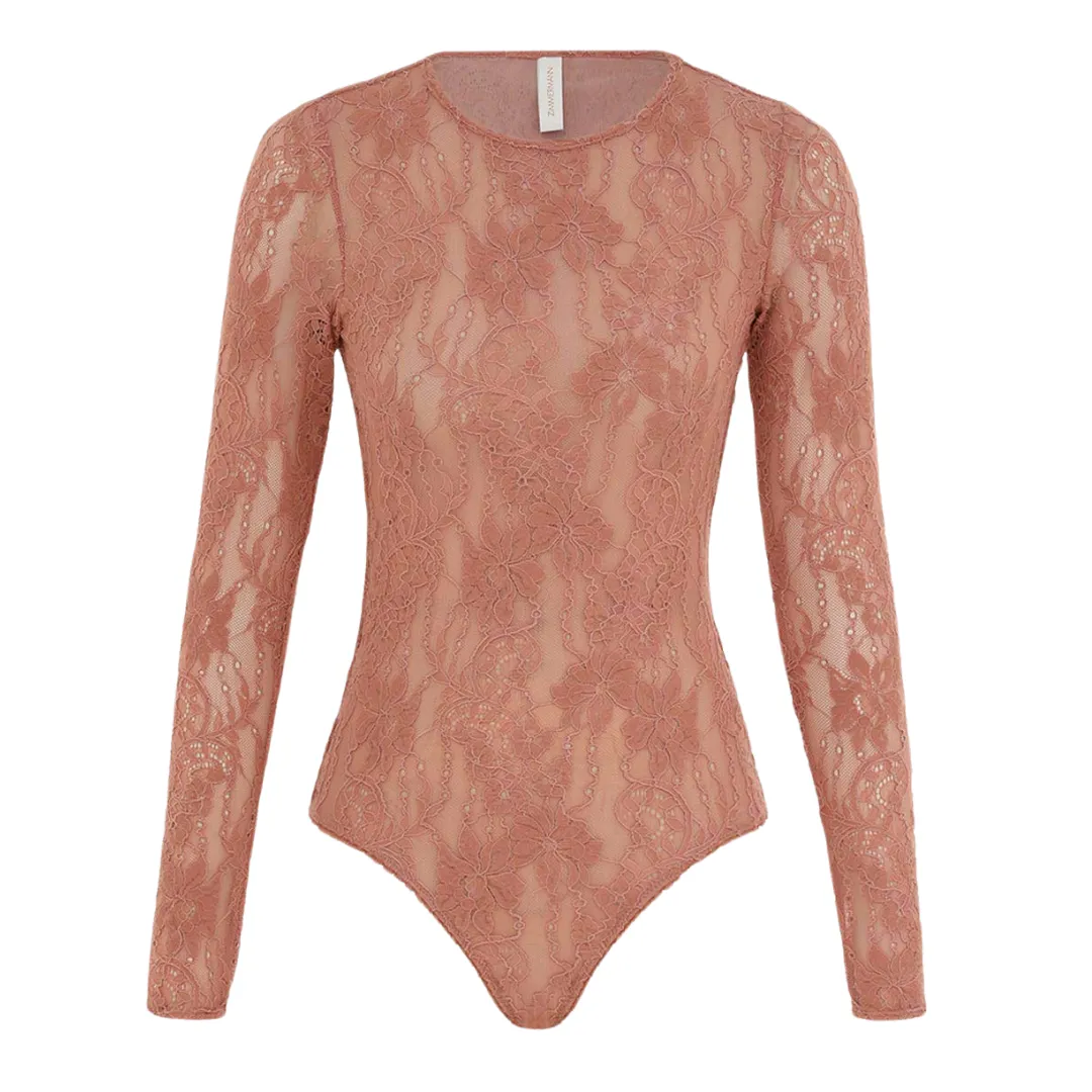 Blush Lace Bodysuit