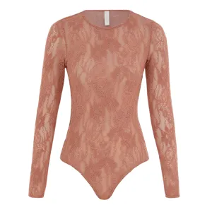 Blush Lace Bodysuit