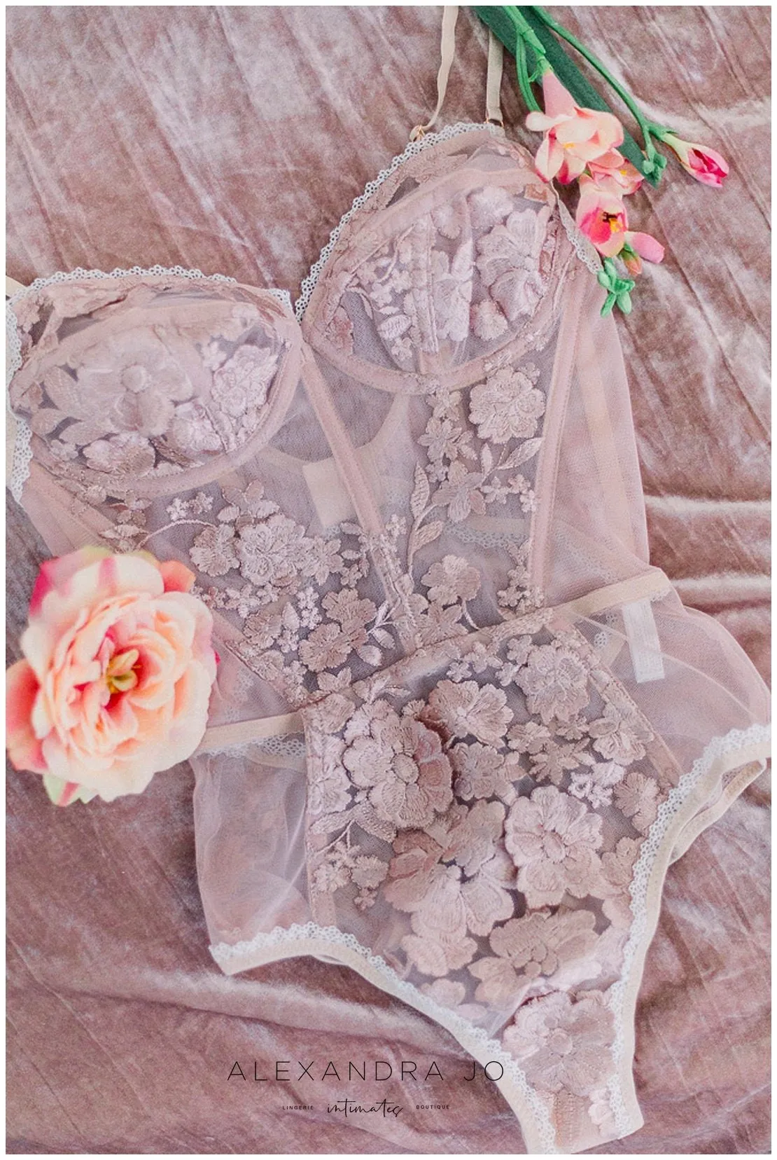 Blush Pink Bridal Bra and Panty, Bridal lingerie, Blush Bra Set, Sexy bridal lingerie, femanine lingerie