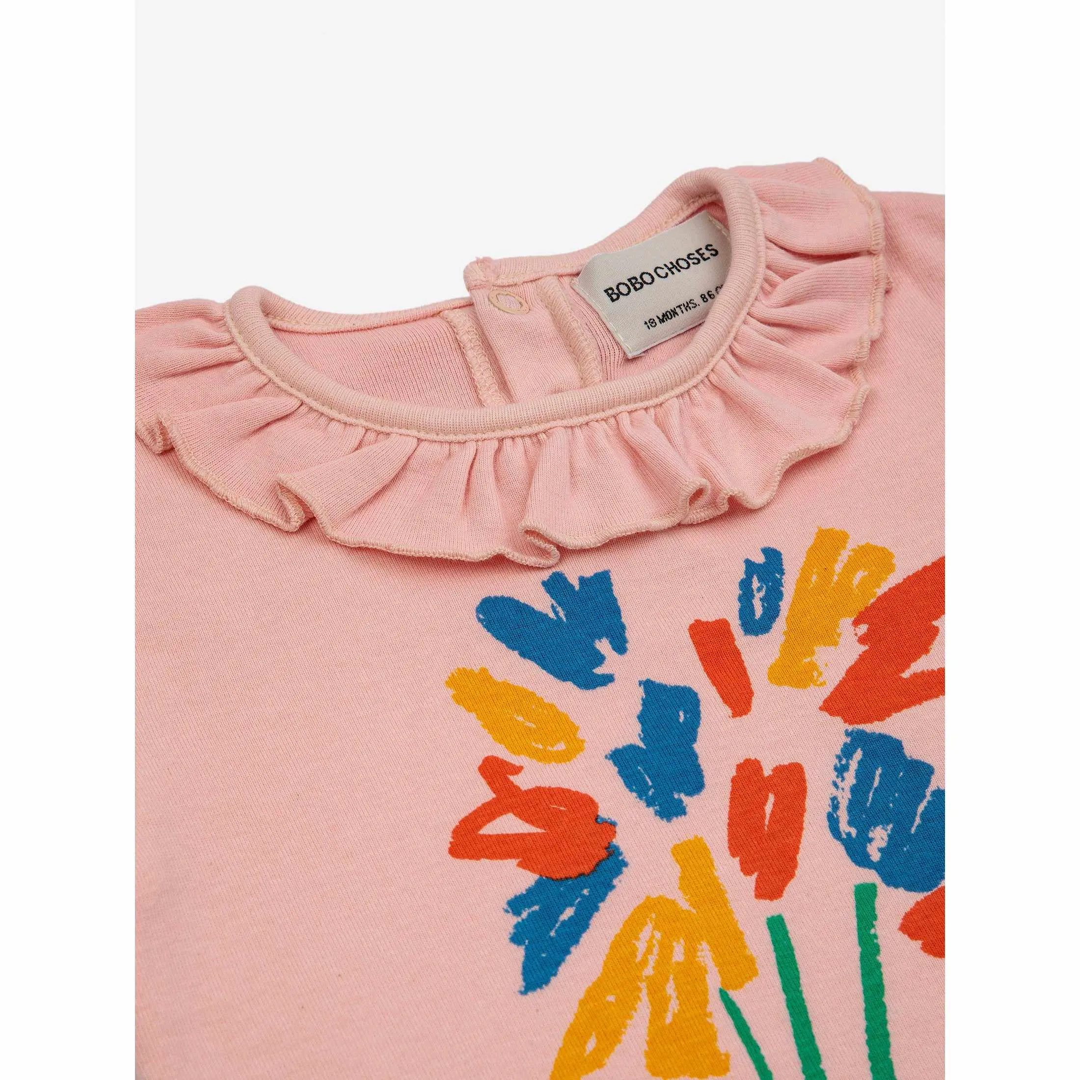 Bobo Choses - Fireworks ruffle collar bodysuit - baby