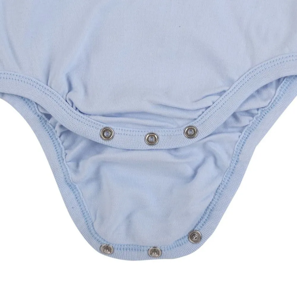 Bodysuit 2Pc Pack - Boys - Grey/Baby Blue