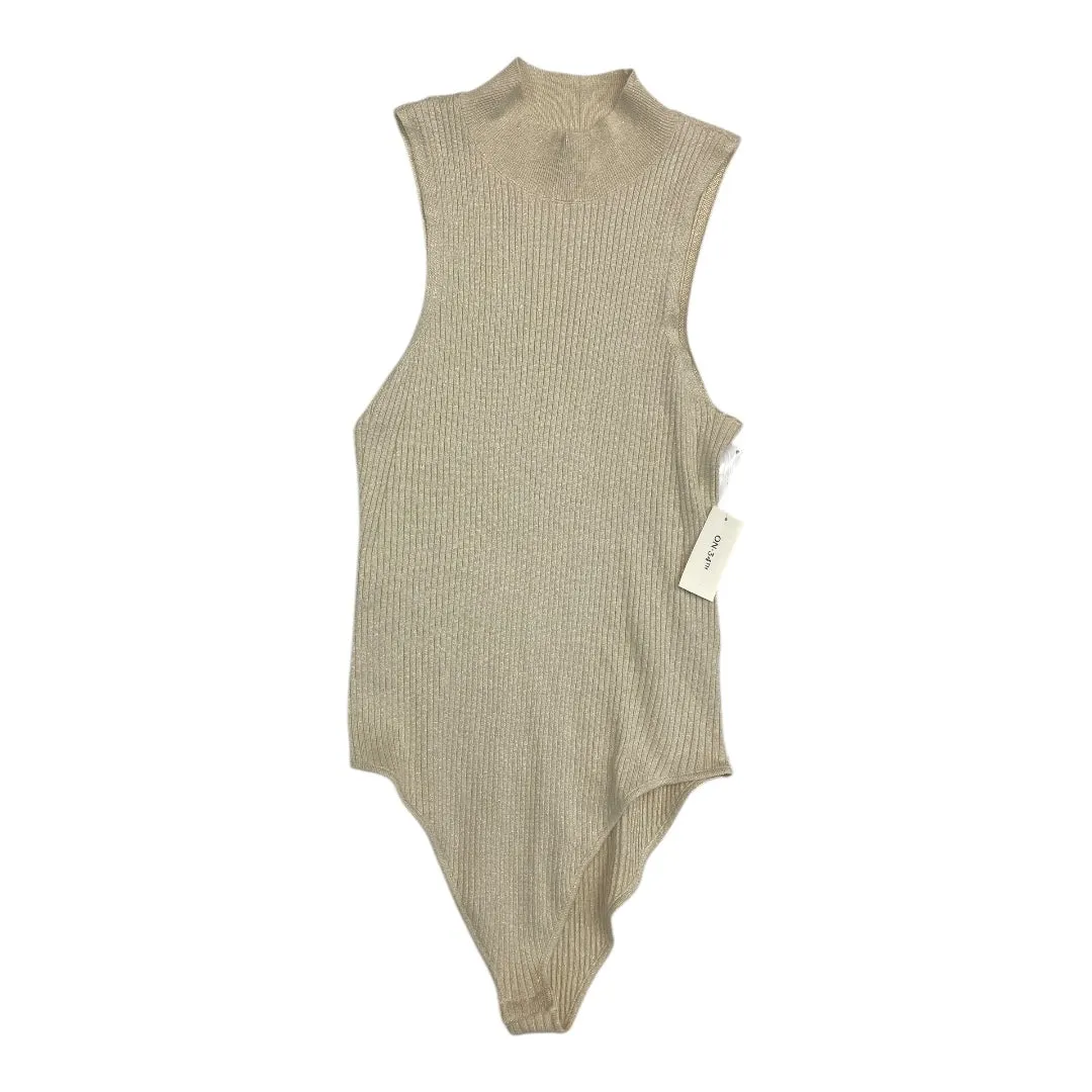 Bodysuit By ON 34TH In Gold, Size:Xl