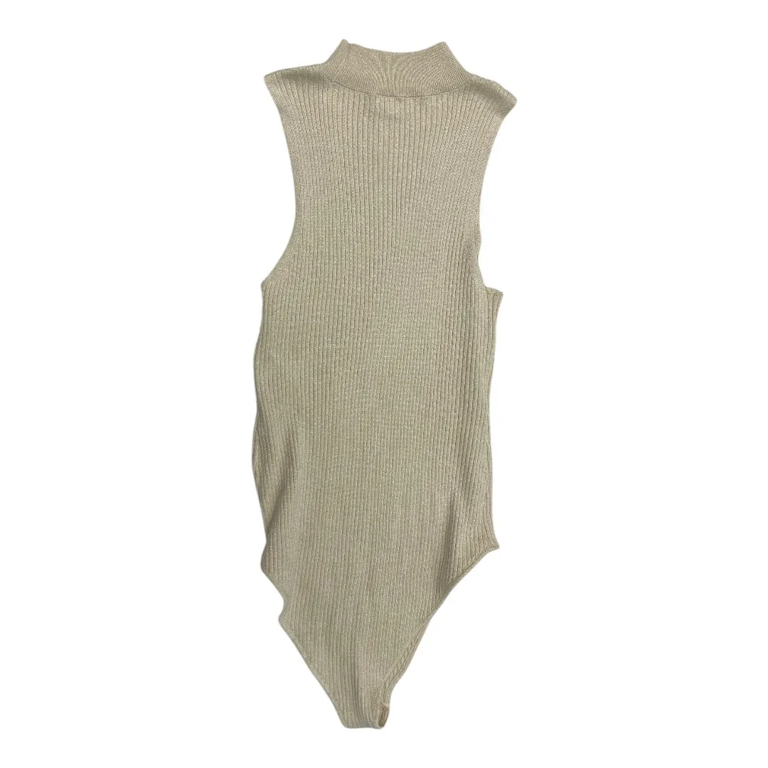Bodysuit By ON 34TH In Gold, Size:Xl