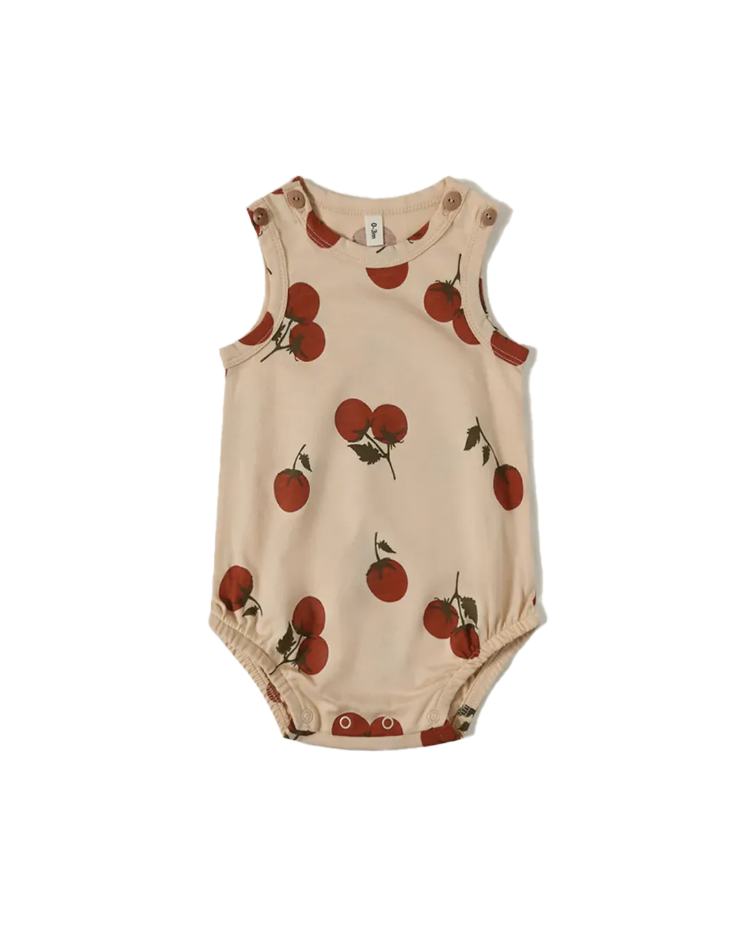BODYSUIT ORGANIC ZOO TOMATO