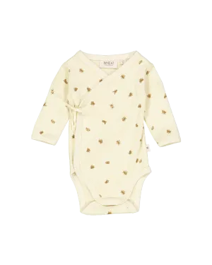BODYSUIT WHEAT CLAM BUMBLEBEE