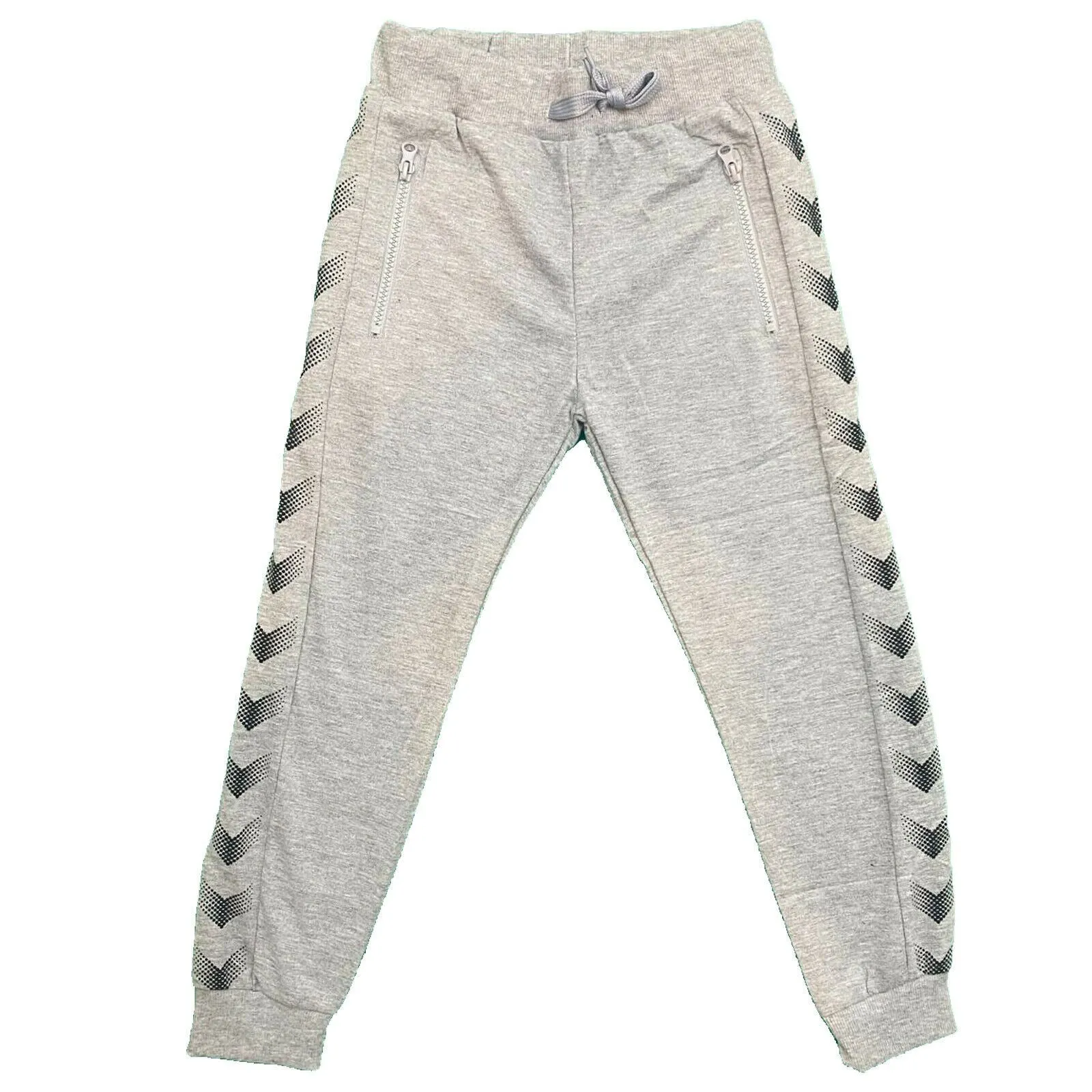 Boys Kids Plain Zip Pocket Jogging Sports Tracksuit Bottoms Joggers Fashion