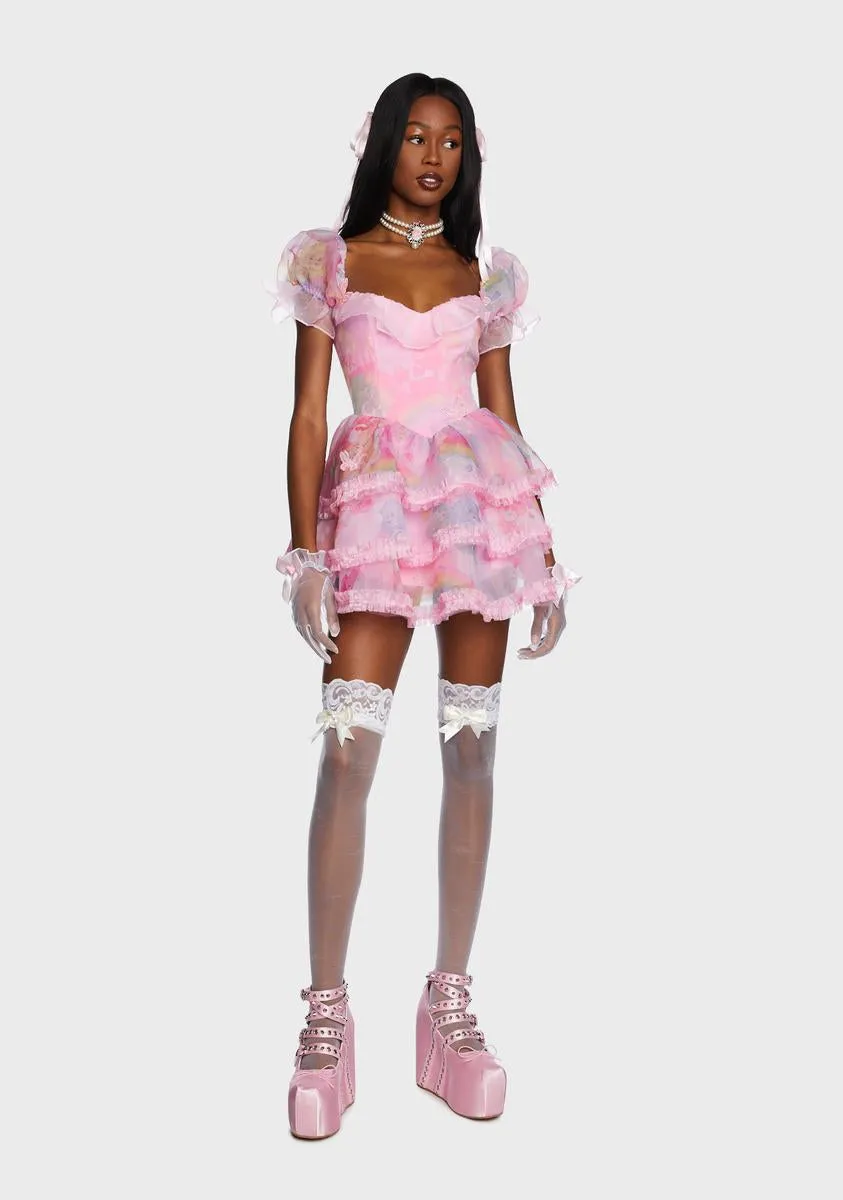 Brighten The World Mini Dress