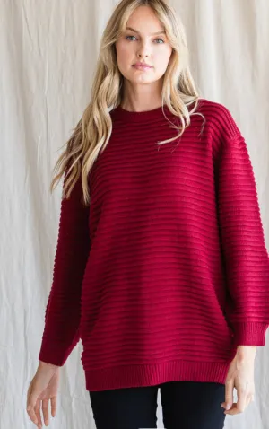 Burgundy Dream Sweater
