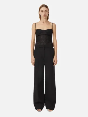 Camille Lace Bodysuit - Black