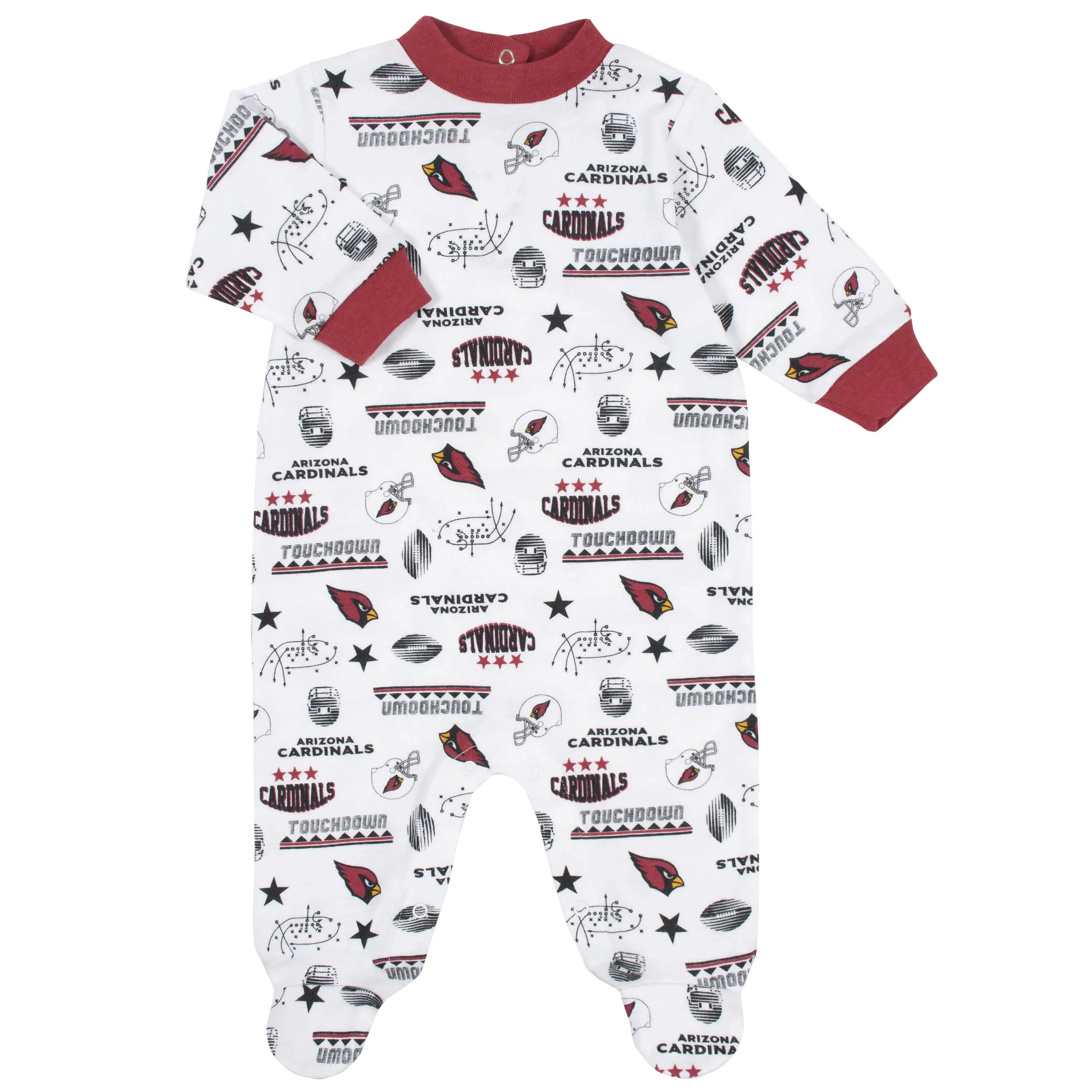 Cardinals Baby Boys 3-Piece Bodysuit, Sleep 'N Play, and Cap Set