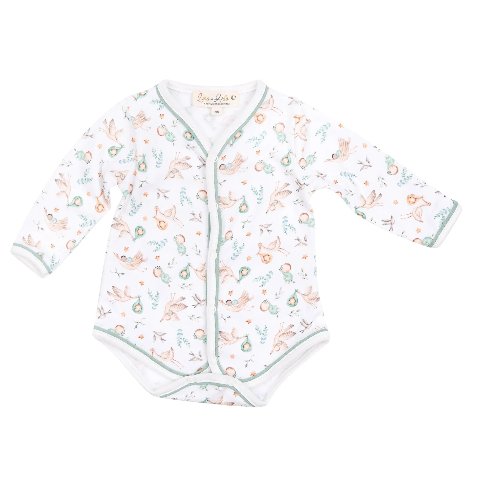 Cherished Arrivals Bodysuit - Sage by Luna and Arlo