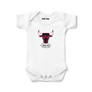 Chicago Bulls Hardwood Classics Logo Bodysuit
