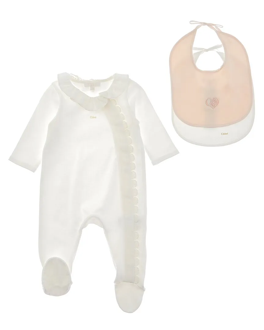 Chloe 3pc Bodysuit & Bib Set