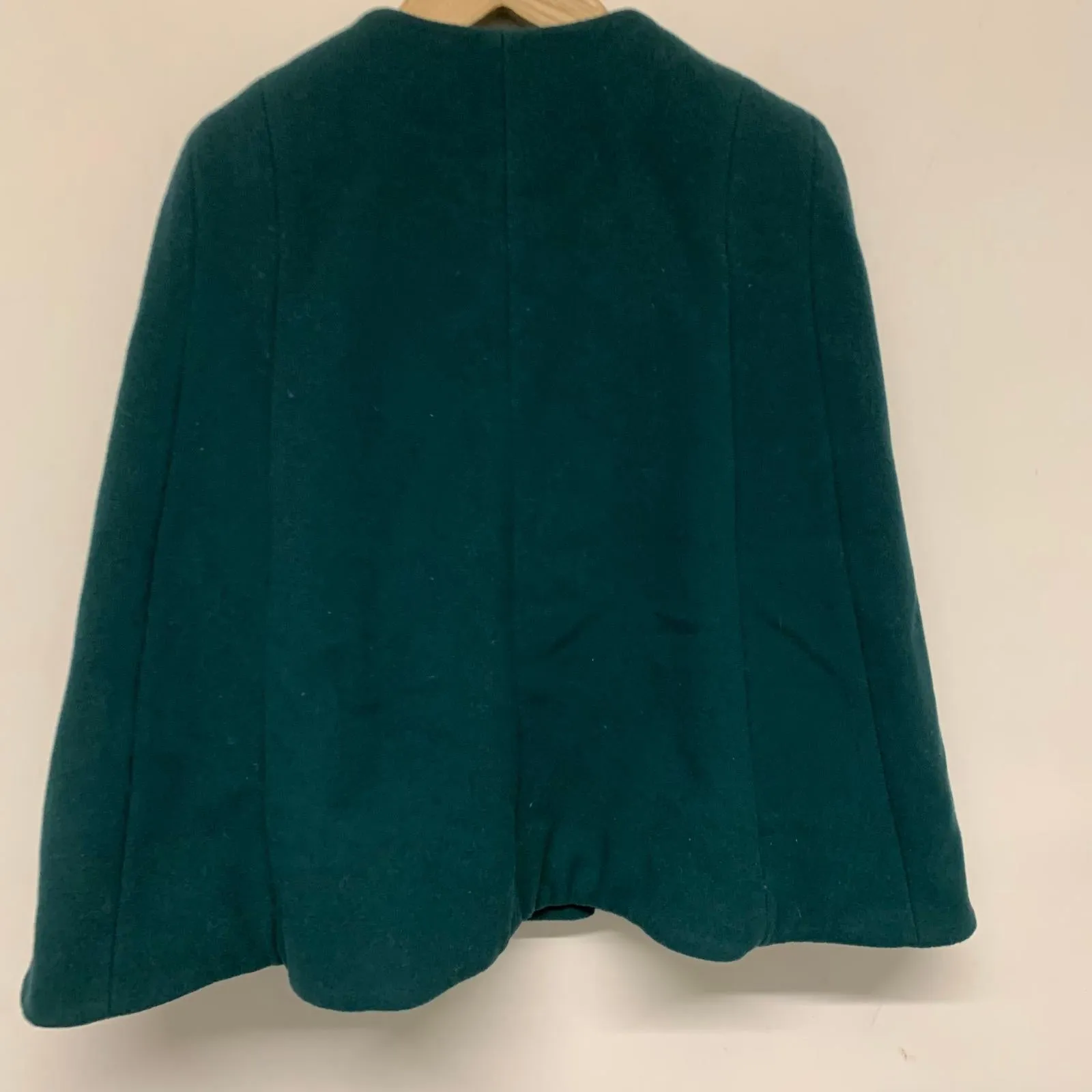 CHLOE Forest Green Girls Long Sleeve Round Neck Wool Overcoat Coat 6 Years