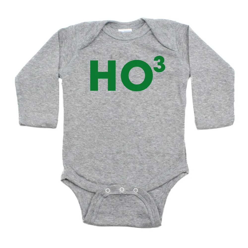 Christmas Ho Ho Ho Winter Long Sleeve Infant Bodysuit