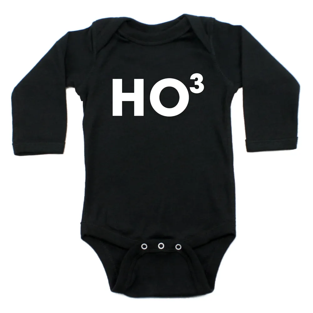 Christmas Ho Ho Ho Winter Long Sleeve Infant Bodysuit